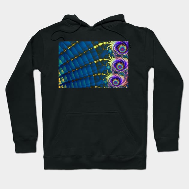 Abstract Flower Background Hoodie by pinkal